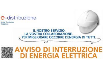 Interruzione fornitura energia elettrica - Filia-Preparetto-Sant'Anna Boschi-Spineto-Castellamonte